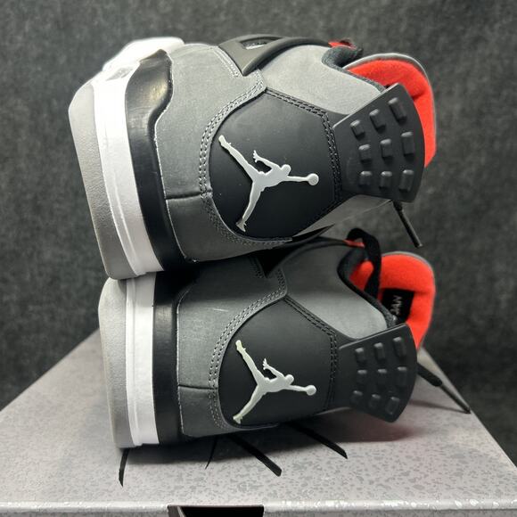 Air Jordan 4 Retro Sneakers Men's 10 DH6927-061 OG Style Red Black White Grey - Picture 11 of 16